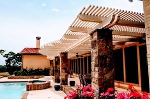 Simmons Home Design Pergola by the Pool Katy